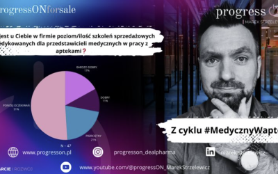 Ponad połowa medycznych przedstawicieli nie jest zadowolona z poziomu szkoleń pod kątem sprzedaży w aptekach.
