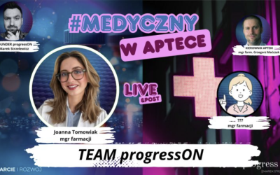 Co za NEWS👌🏼 Mamy to 💥💥💥przedstawiam Wam partnerkę projektu #MEDYCZNYwAptece, która zasila swoimi kompetencjami zespół progressON Marek Strzelewicz, a jest nią…⬇️